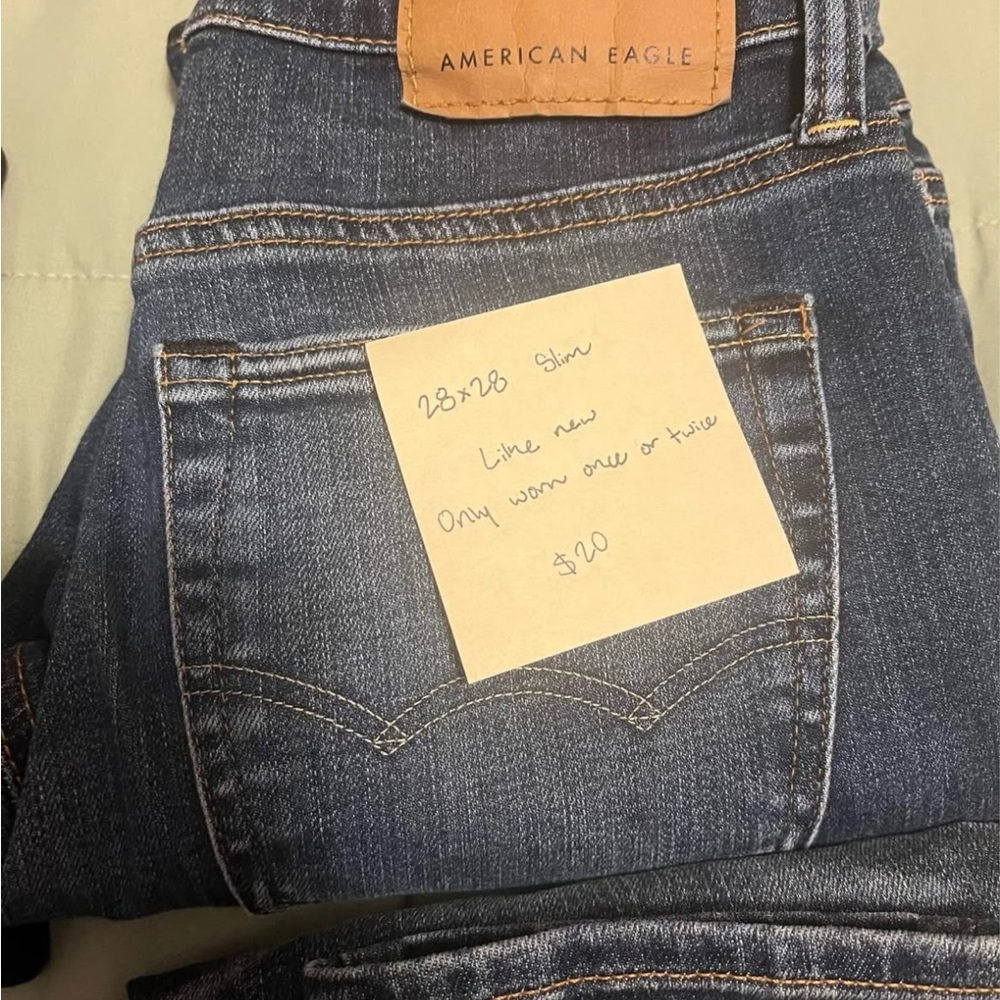American Eagle Outfitters Men's Blue Jeans